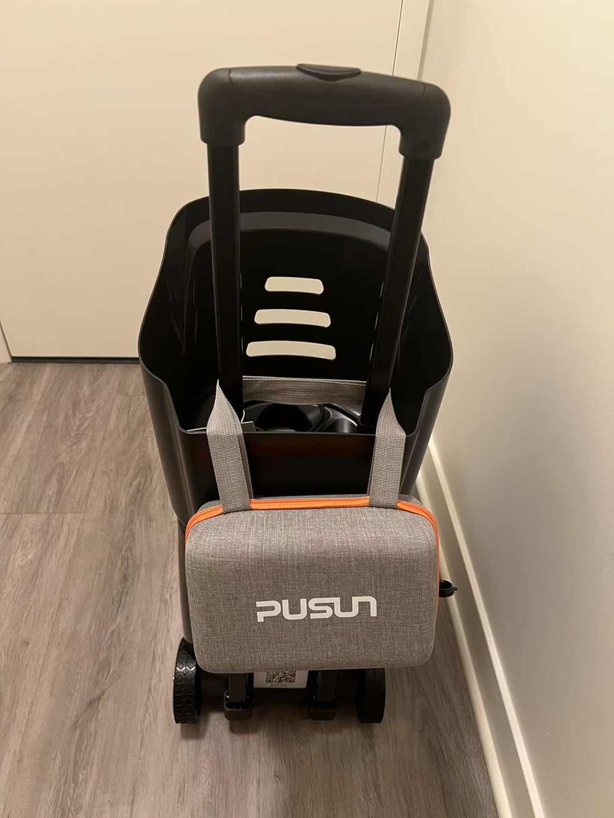 PUSUN PT-Smart Tennis Ball Machine: App Control with 12 Built-in Training Modes, 6-Level Spin, 28-Pt, 75 MPH, 32.6 lbs, 100+ Ball, 5H Battery, Portable, for Tennis/Padel, Training, Practice, Beginners to Pros customer photo 1