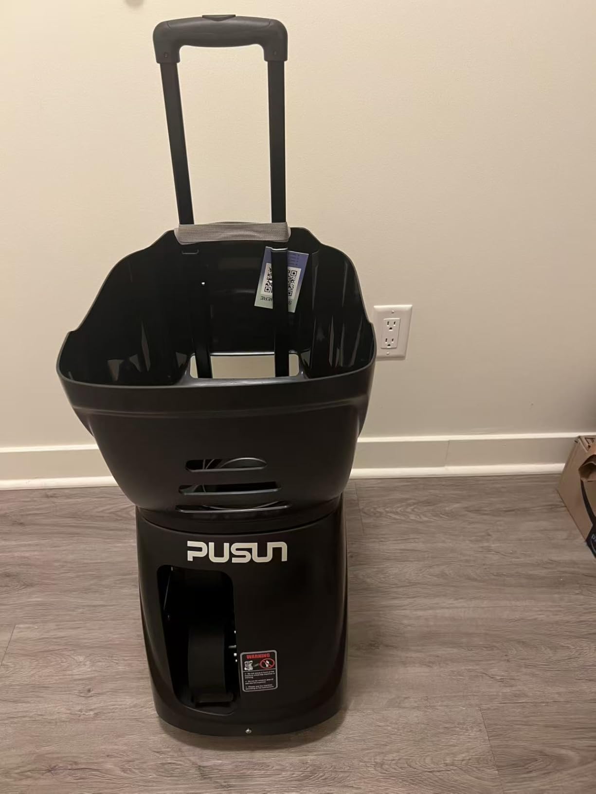 PUSUN PT-Smart Tennis Ball Machine: App Control with 12 Built-in Training Modes, 6-Level Spin, 28-Pt, 75 MPH, 32.6 lbs, 100+ Ball, 5H Battery, Portable, for Tennis/Padel, Training, Practice, Beginners to Pros customer photo 2