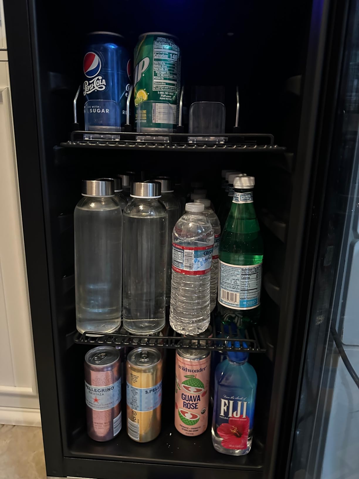 60 Cu. Ft. Commercial Beverage Refrigerator, Triple Glass Door | 12 adjustable shelves, Door lock, For shop restaurant bar, Upright merchandiser, Durable steel, Digital temperature control customer photo 1
