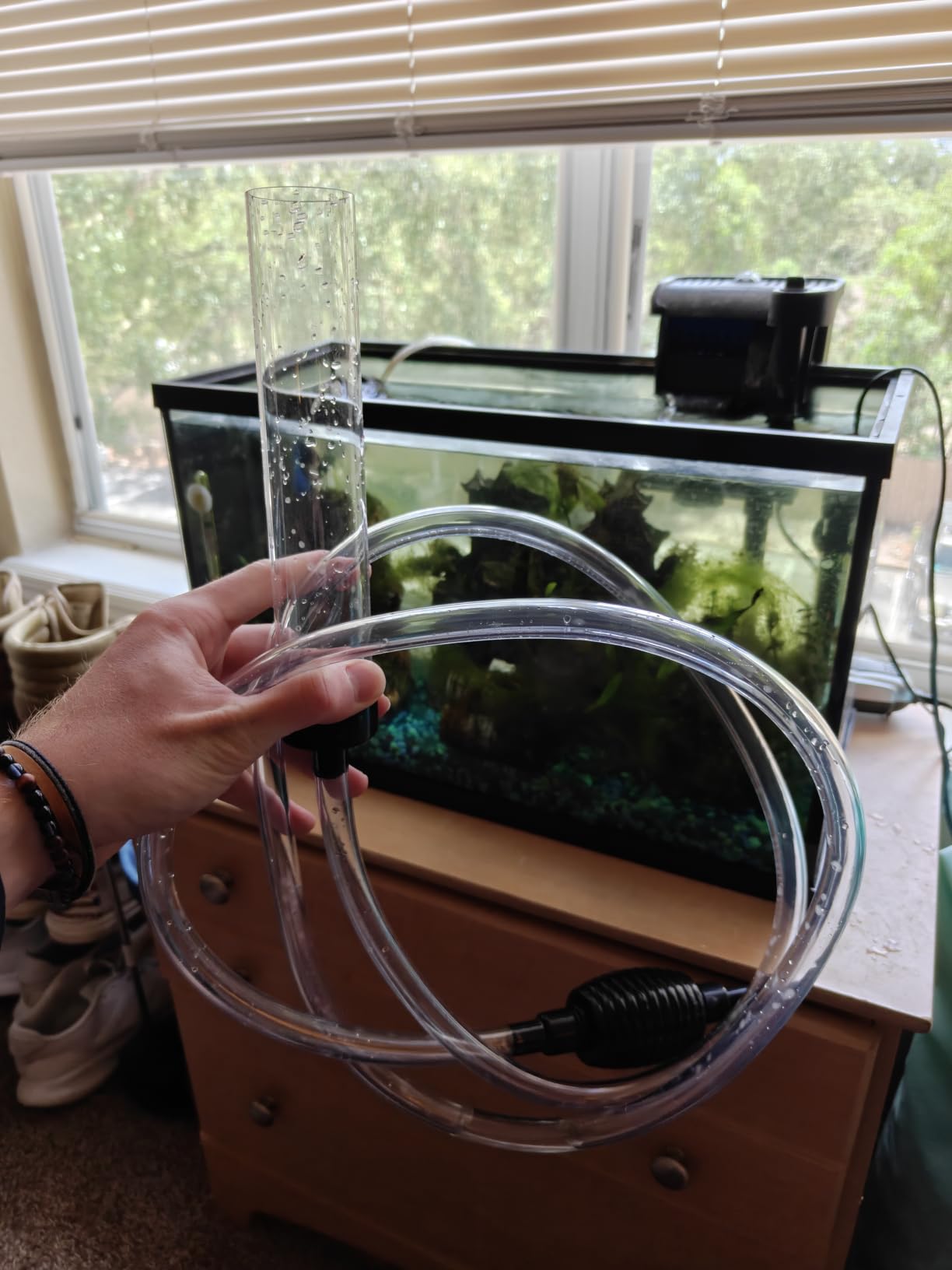 Laifoo 5ft-S Aquarium Siphon Vacuum Cleaner for Fish Tank Cleaning Gravel & Sand customer photo 1
