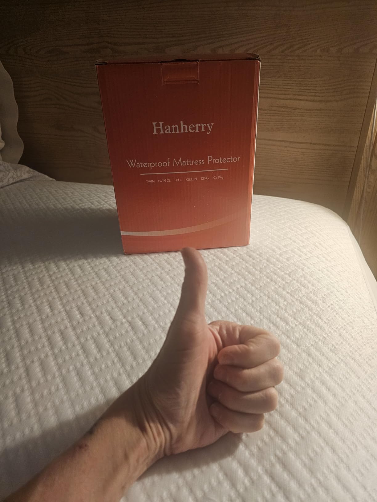 Cooling Waterproof Mattress Protector Queen Size, Mattress Cover 3D Air Fabric Mattress Pad Cover Smooth Soft Breathable Noiseless, 8''-21'' Deep Pocket customer photo 2