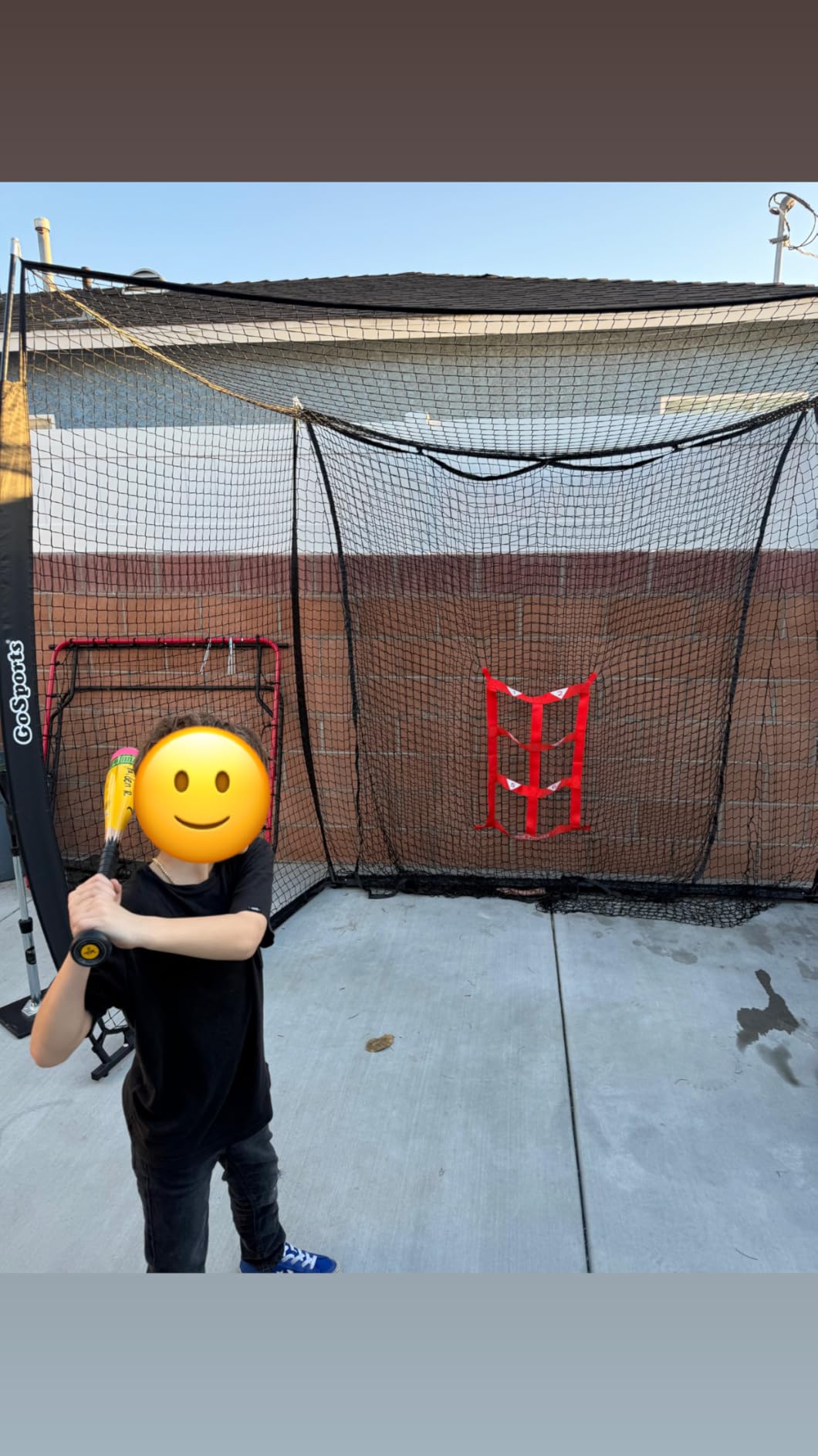GoSports Baseball & Softball Portable Backstop Practice Net - 10 x 8 ft Hitting & Pitching Net for Backyard customer photo 1