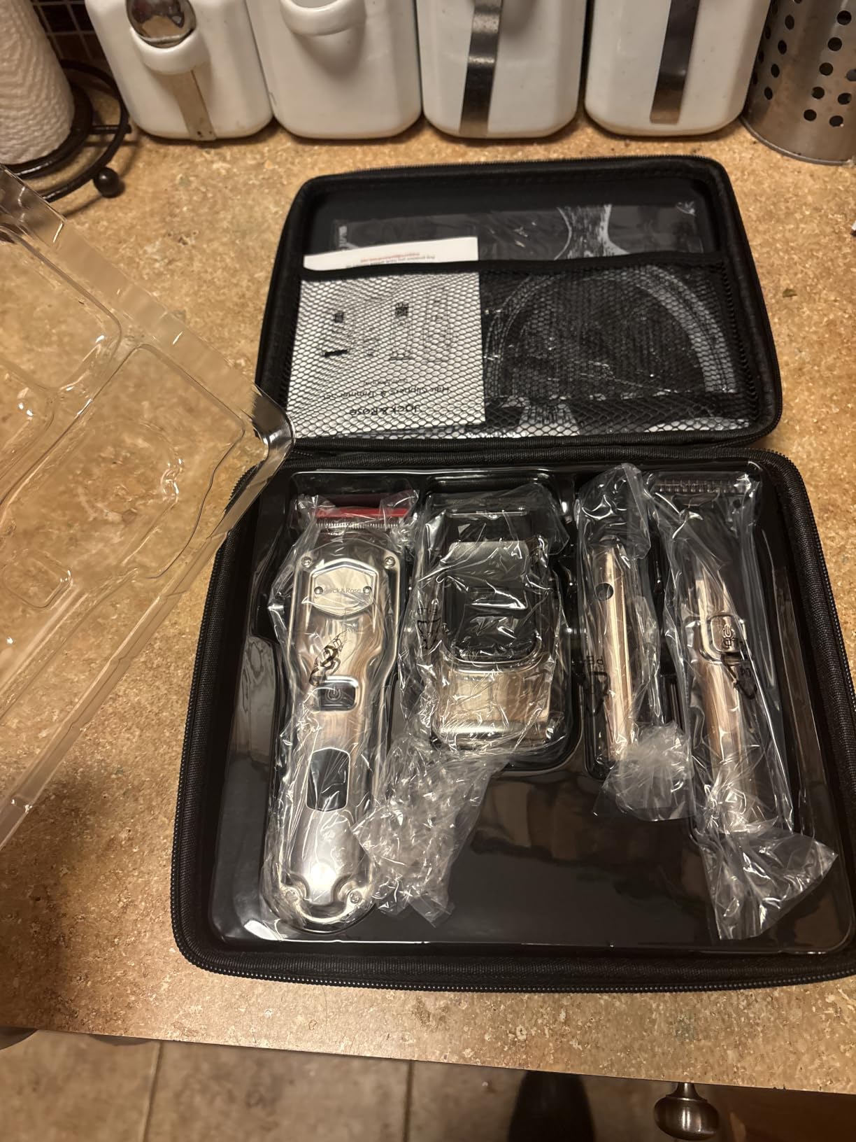 Jack & Rose Hair Clippers for Men Set Professional, Cordless Men Hair Trimmer, 4 in 1 Barber Kit customer photo 1