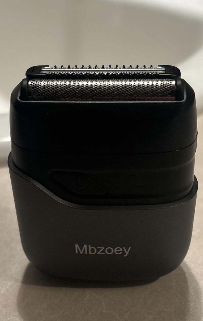 Mbzoey Electric Foil Shavers for Men: IPX7 Waterproof - Magnetic Cover | Mini Razor for Travel - Face Shaver with LED Display & USB-C Fast Charge - Micro-Comb Technology & Precision Blades customer photo 2