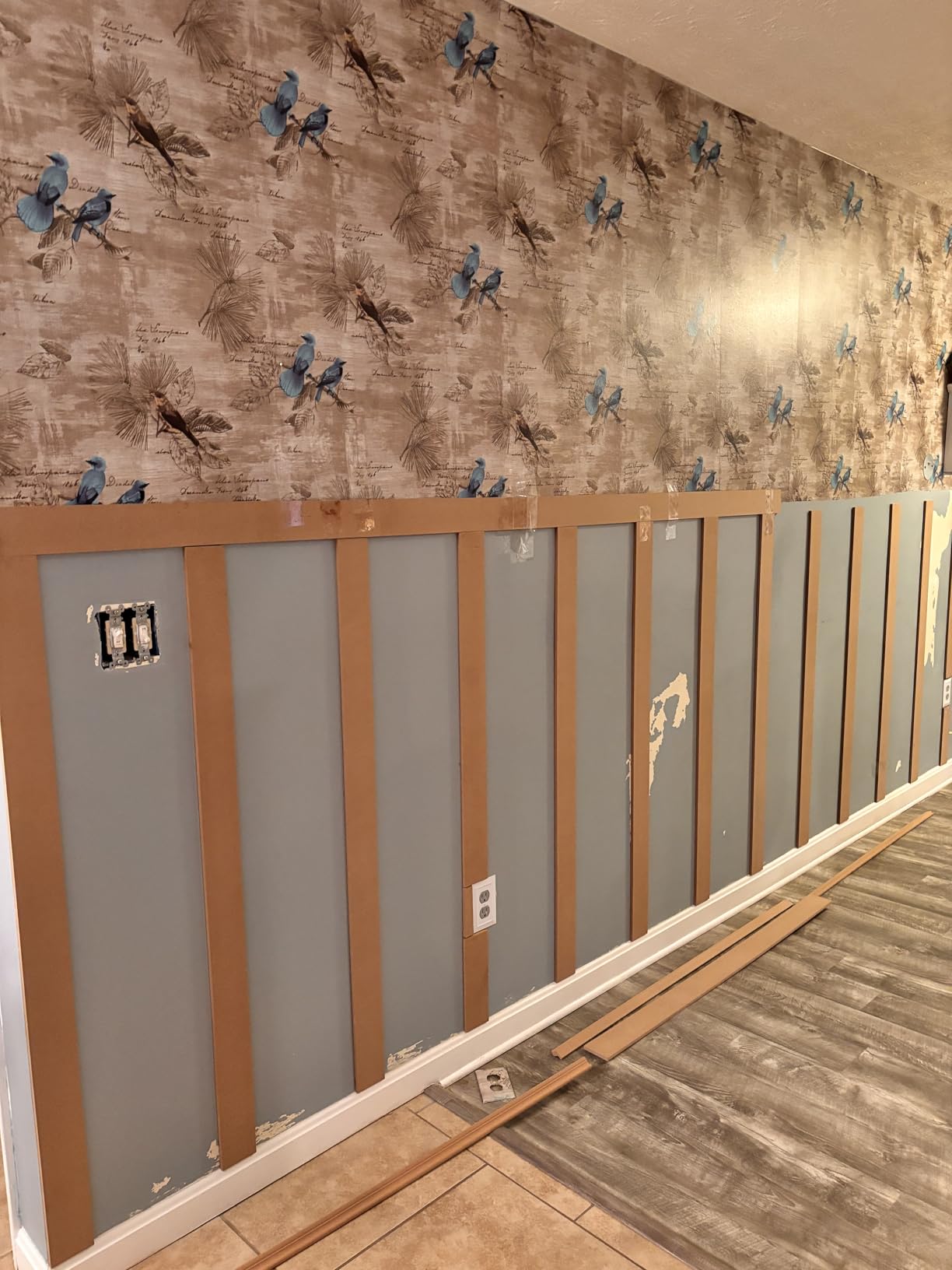 Art3d MDF Premade Paintable Board and Batten Wainscoting Kit, 189 x 54 in | Molding Slat with Edge Strip, Lightweight, Paintable, Impact-Resistant, Easy to Install, Ideal for Living Rooms, Bedrooms customer photo 2