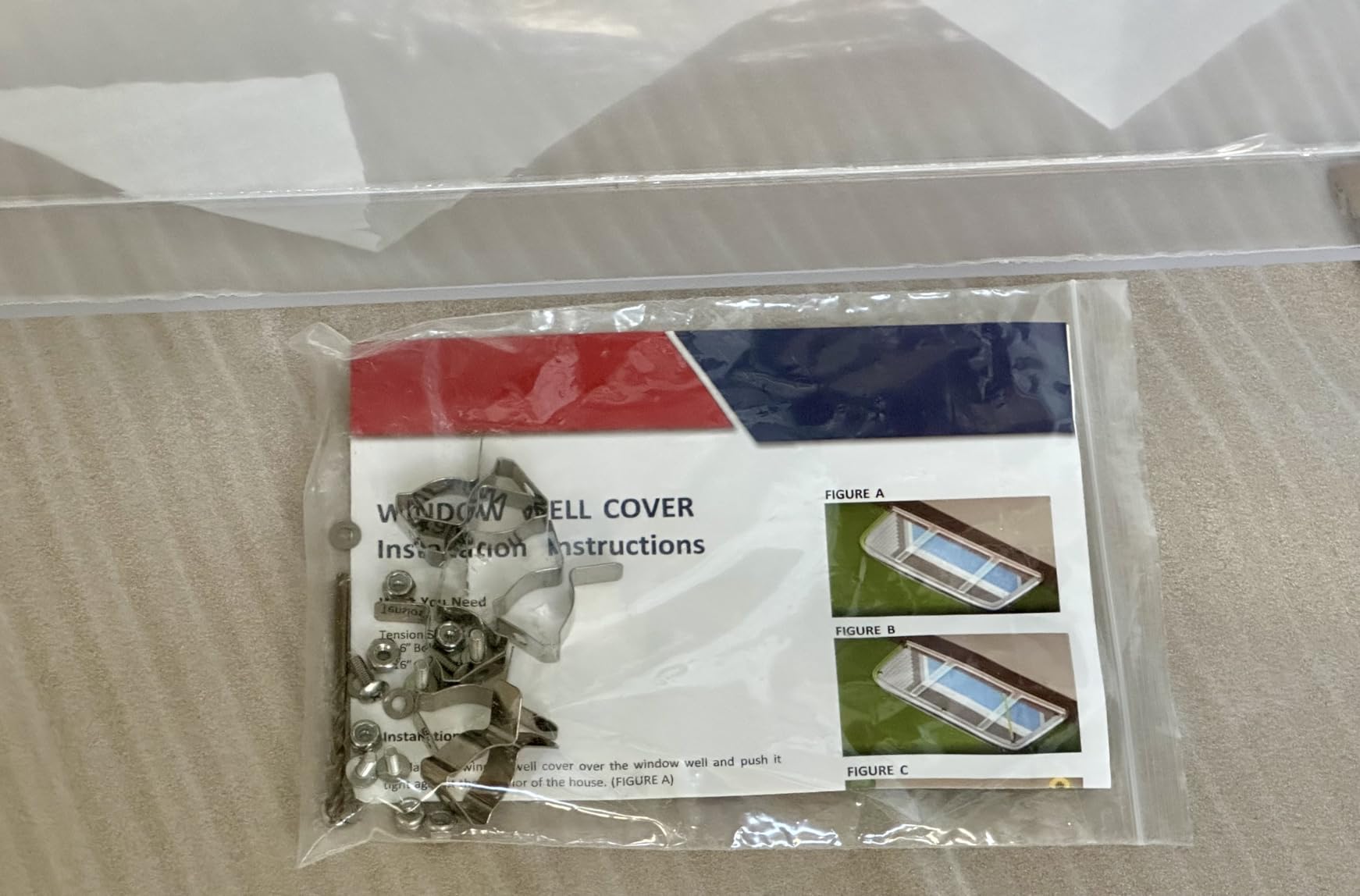 Basement Window Well Covers Outside, Heavy-Duty Egress Window Well Cover Clear, All-Weather Against Debris, UV Resistant, Tear-Resistant, Waterproof, Windproof (Only Cover) 39