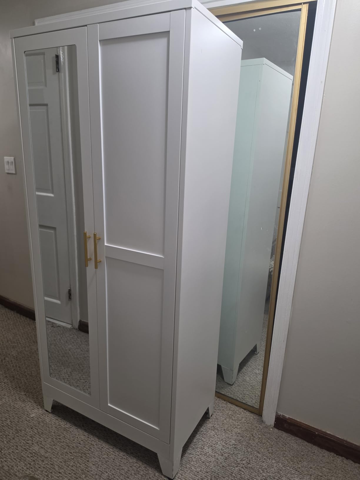 Metal Armoire Wardrobe Closet, 71