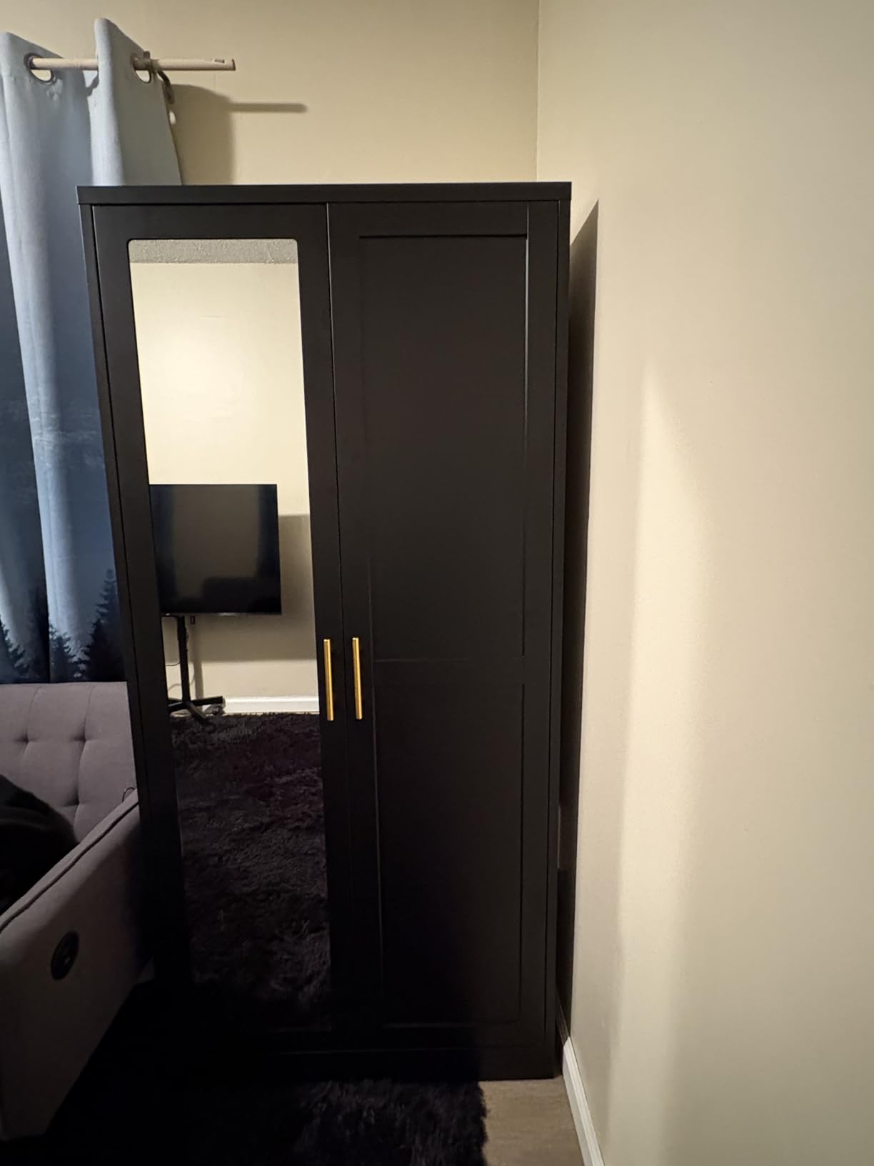 Metal Armoire Wardrobe Closet, 71