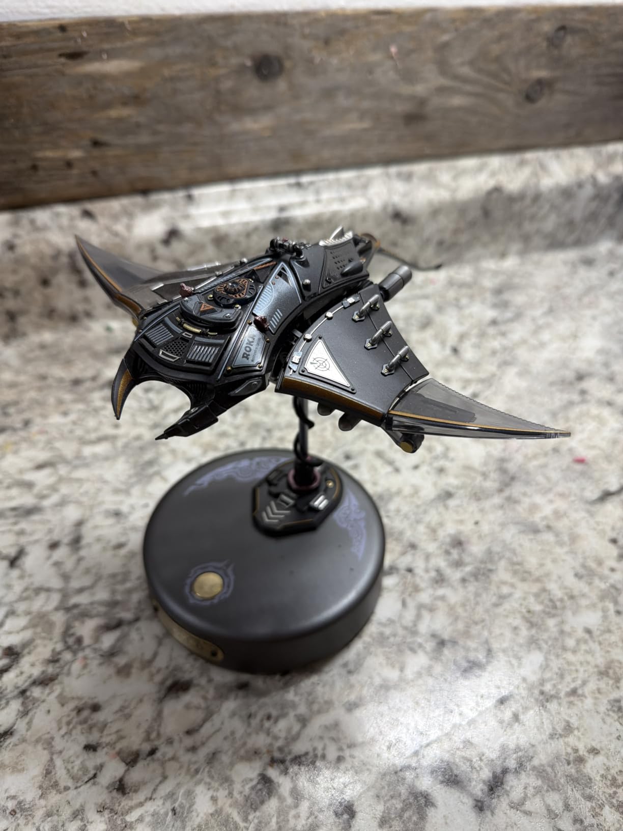 ROKR Mechanical Manta Ray 3D Metal Model Puzzle for Adults & Teens, Mechanical STEM Model Building Kit, Unique Desk Decor Manta Ray(MI06) customer photo 2