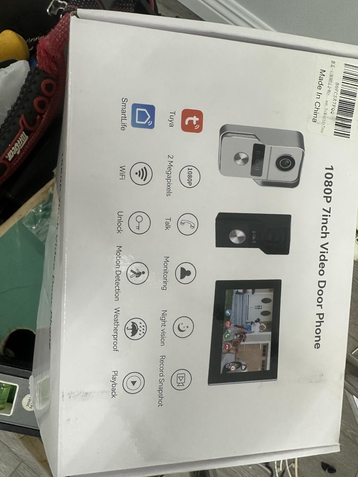 Wired Video Doorbell Intercom System with 7