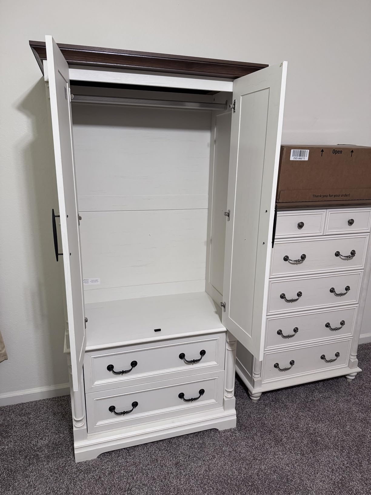 LIKIMIO Armoire Wardrobe Closet 70