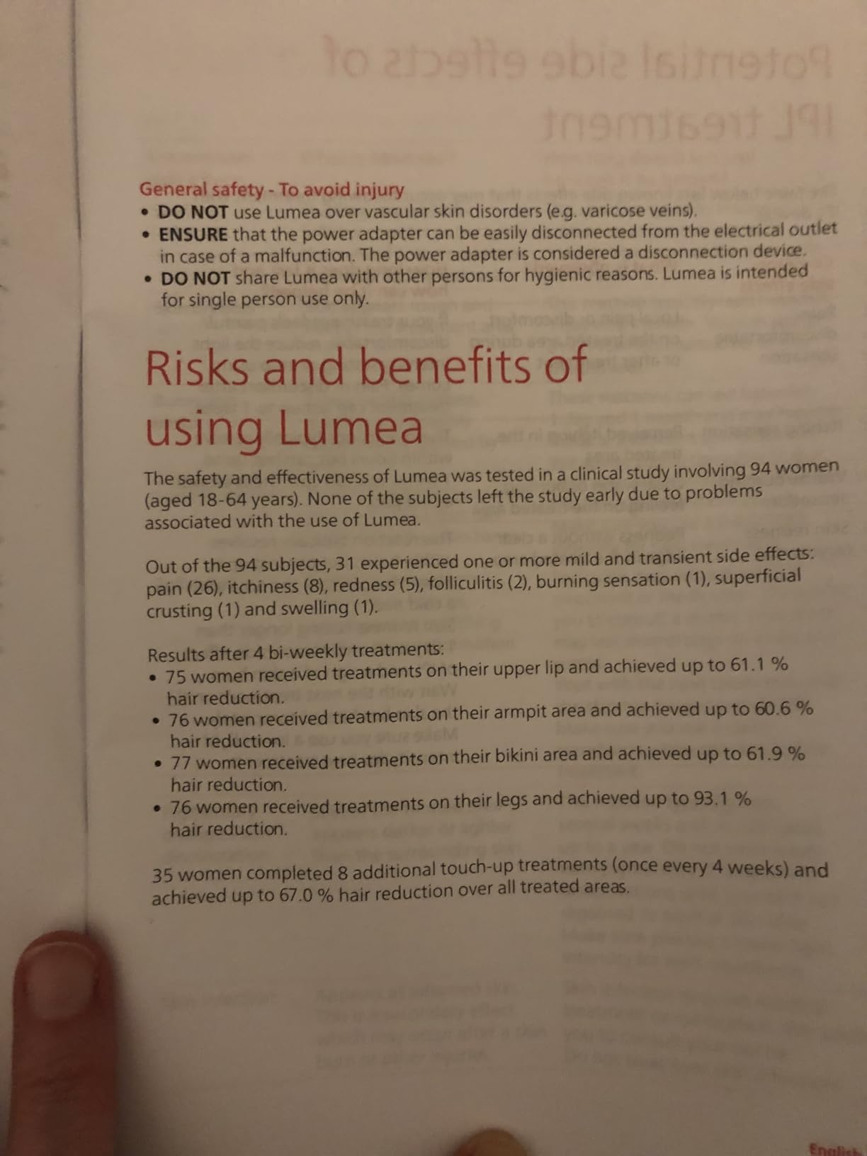 Philips Lumea IPL - Salon-Like Laser Hair Removal for Women, Permanent Hair Reduction Device At Home for Face & Body - Safe & Painless for Face, Bikini, Body, 5 Settings & Skin Sensors, BRI937/03 customer photo 2
