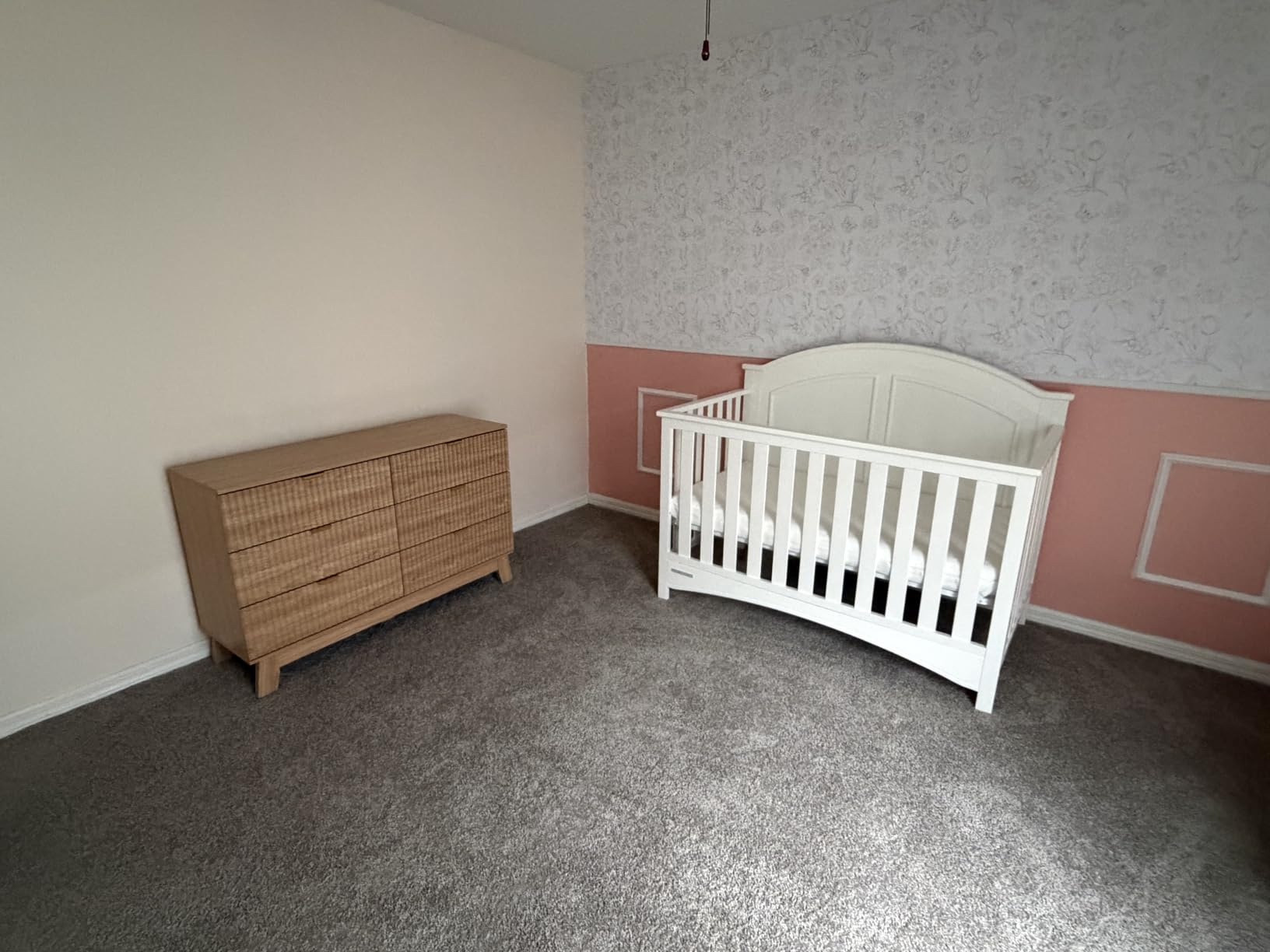 Fluted Dresser for Bedroom with 6 Drawers, 46