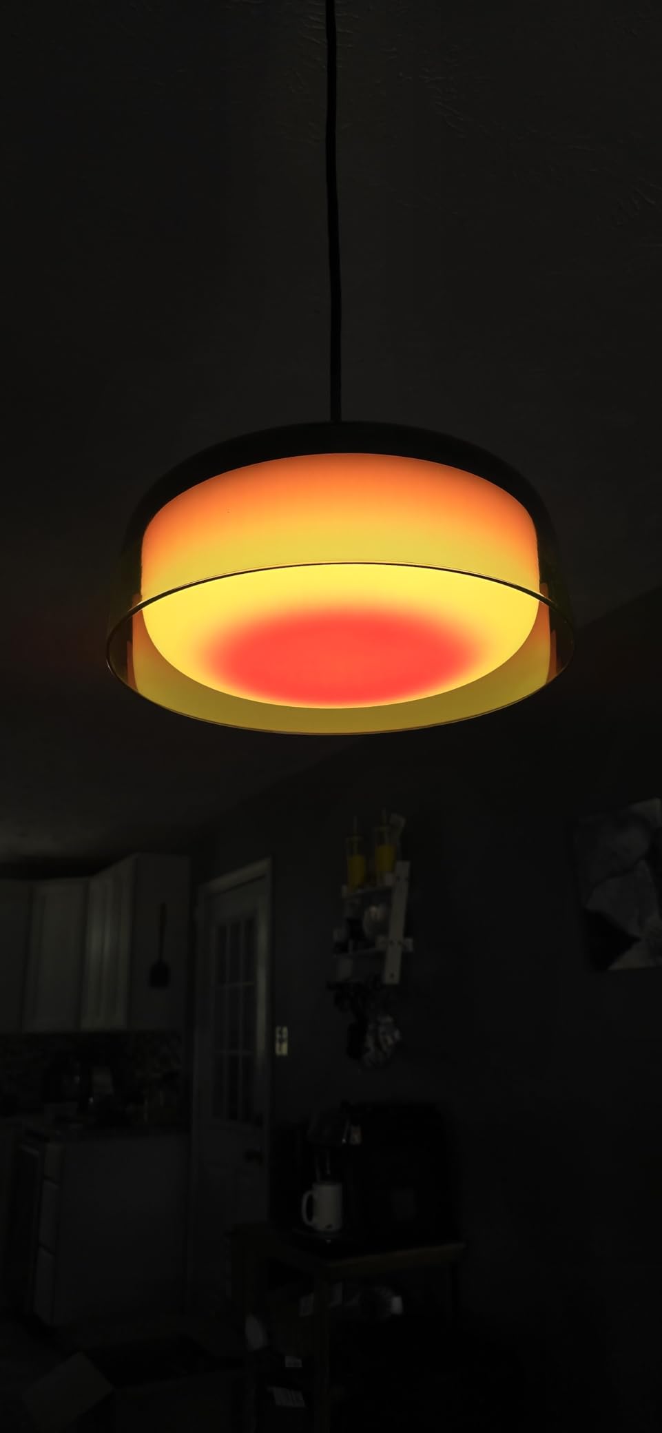Govee Pendant Lights for Kitchen Island, Three-Layer RGBIC Smart Lighting | 1300LM, Works with Matter & Alexa, 2700K-6500K Dimmable Black Hanging Light Fixture, Adjustable Height for Dining Room customer photo 2