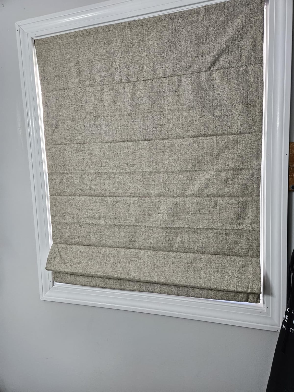 Joydeco Cordless Roman Shades, Linen Window Blinds, 23