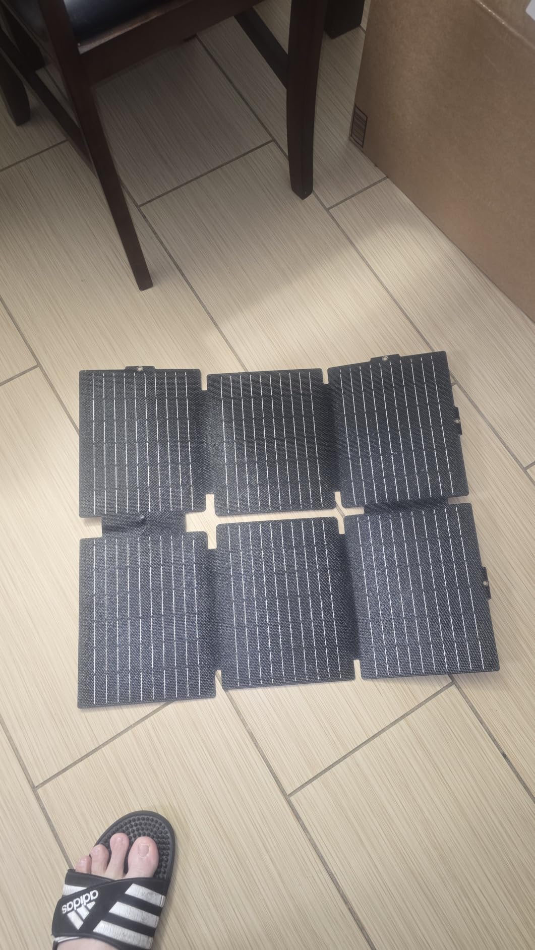 Portable Solar Generator 300W Power Station with 60W Foldable Solar Panel | Backup Battery, 80000mAh Power Bank for Outdoors, Camping, Travel, Hunting, CPAP, Blackout customer photo 2