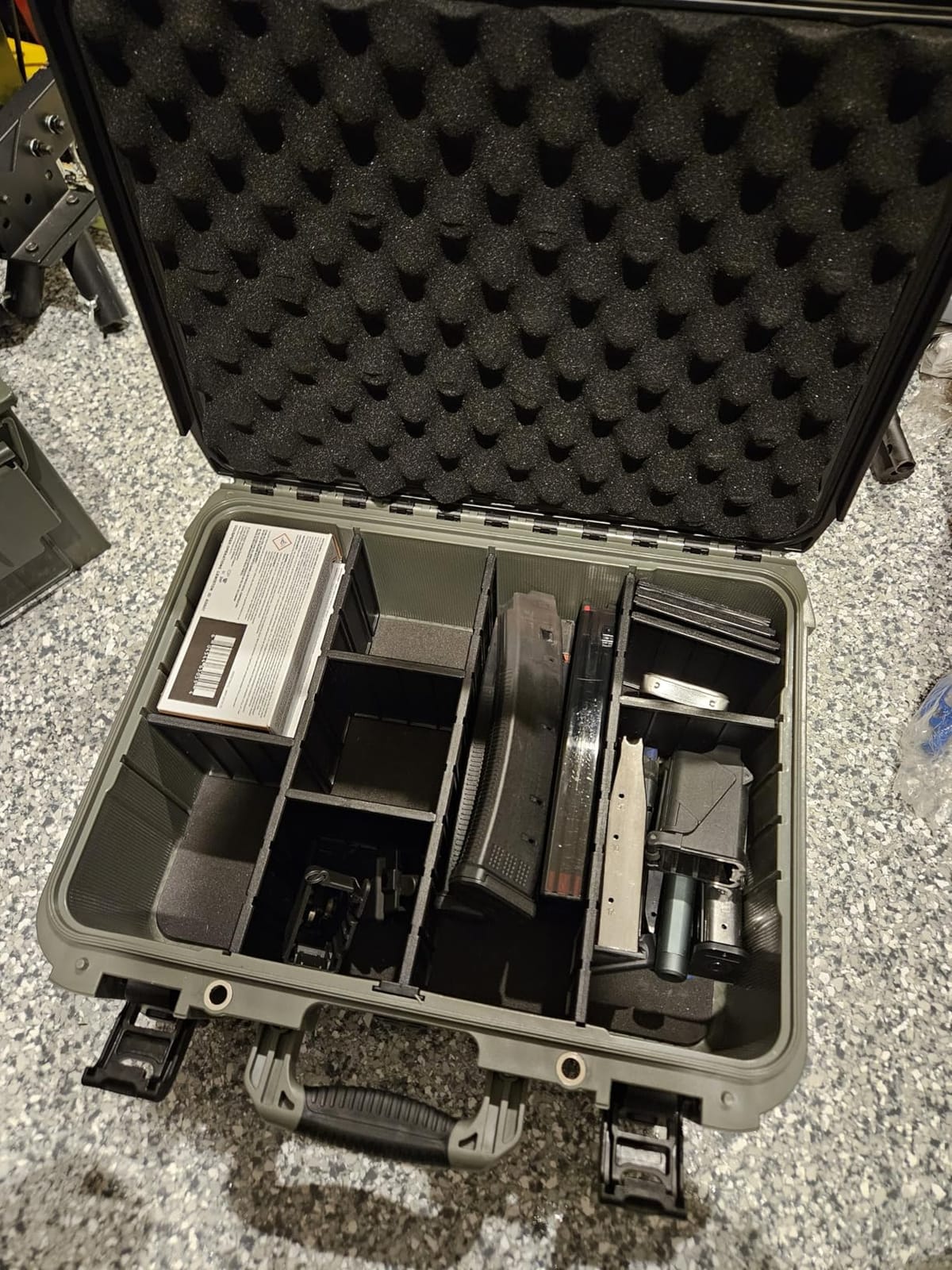 Waterproof Lockable Ammo Storage Box - Heavy Duty Ammo Organizer Case with 8 Adjustable Dividers for Handgun, Rifle & Shotgun Ammo, Secure Ammo Crate, Safe & Organized (Extra-Large Capacity) customer photo 2