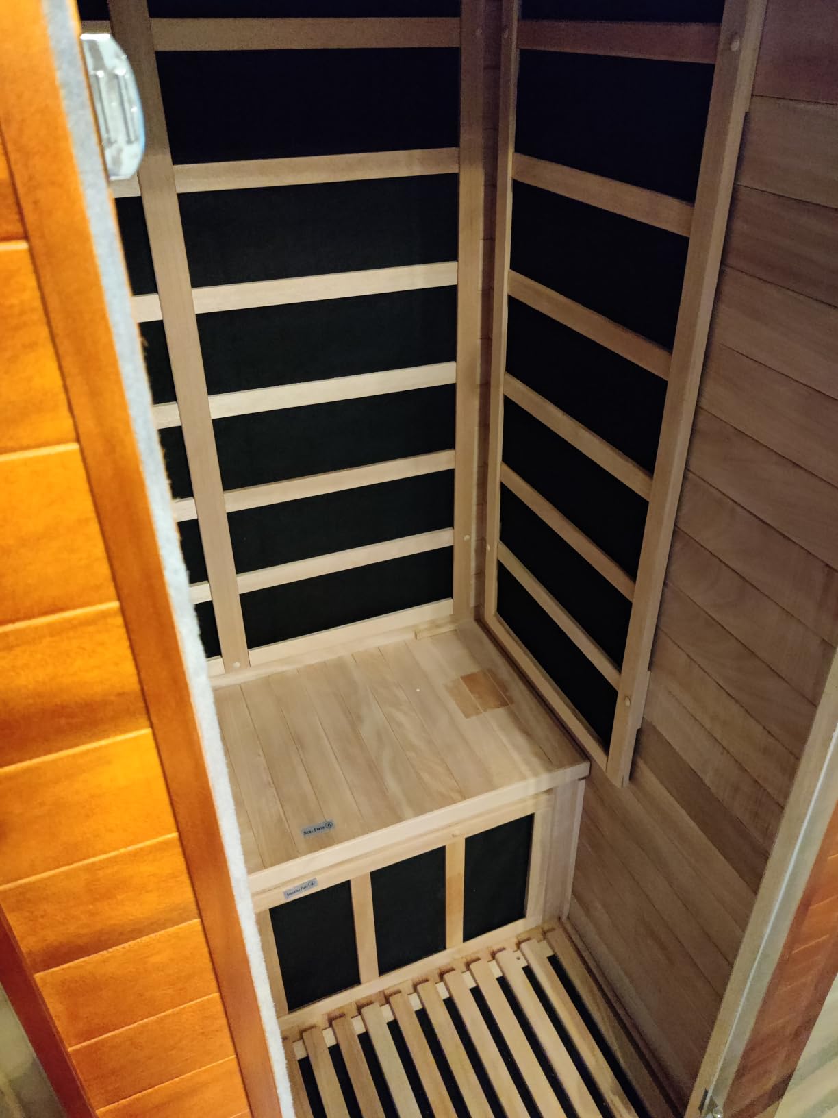 X-Vcak 1-2 Person Infrared Sauna, Dry Heat Sauna with Red Light Therapy, Bluetooth, Radio, 7-Color Therapy Light for Home customer photo 2