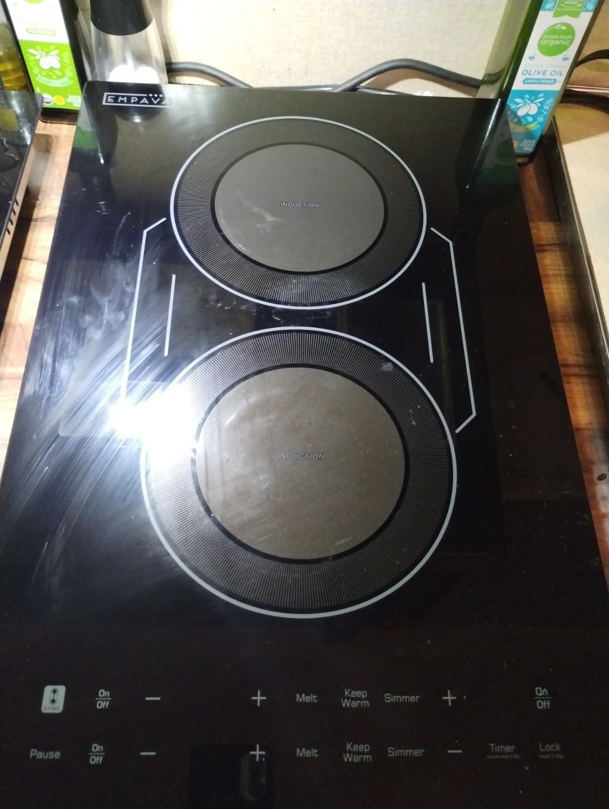 Empava Flex 30 Inch Induction Cooktop 4 Burner, Drop-in, Hardwired, cTUVus Certification, Bridge-SYNC, Auto RapidHeat, 3 Preset Modes, 17 Power Levels+Boost, Glide-touch Controls, Pan Sensor customer photo 1