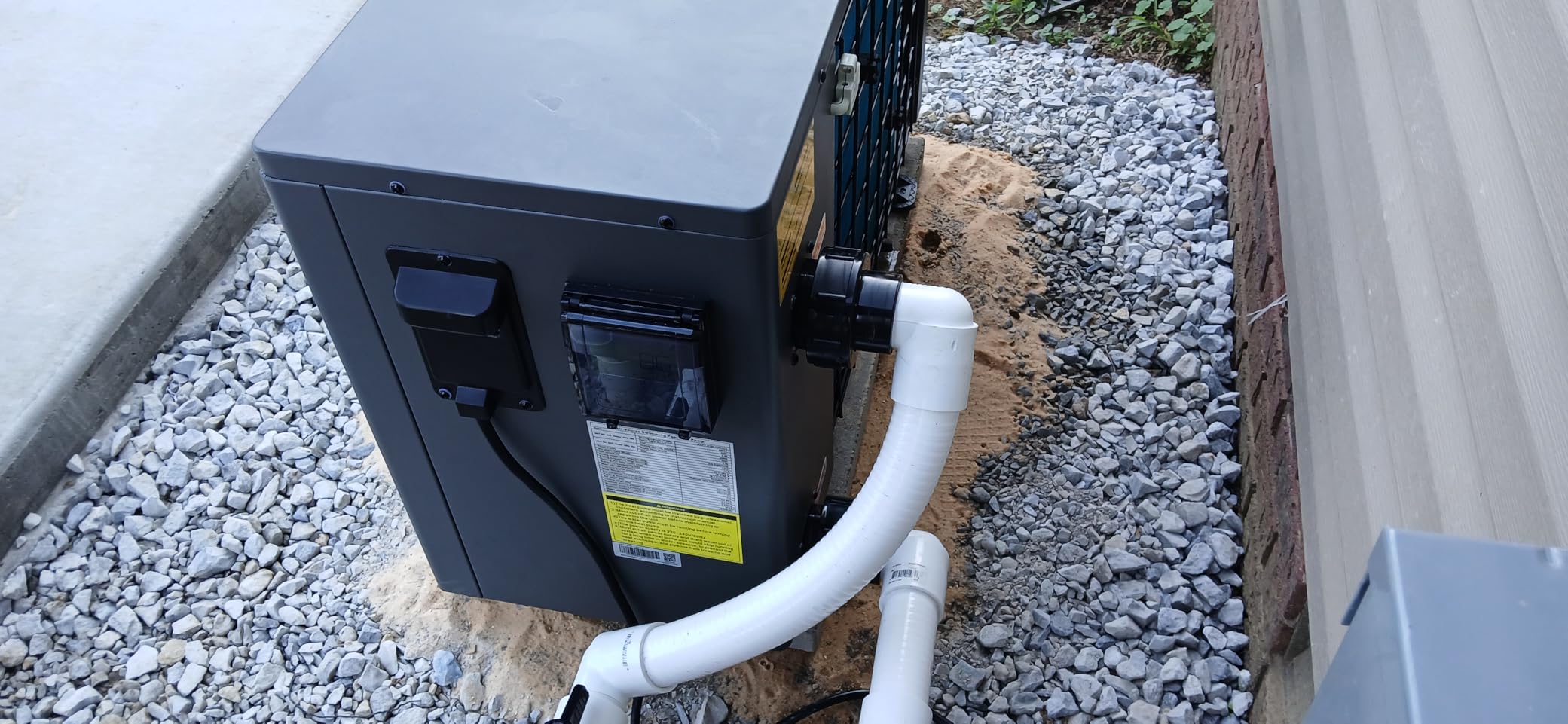 120,000 Btu Inverter Pool Heat Pump for Inground Pools 220V | 33000 Gallon Electric Pool Heater For Above Ground and Inground Pool With High COP 12.3 Energy Save 45% WiFi App Control customer photo 2