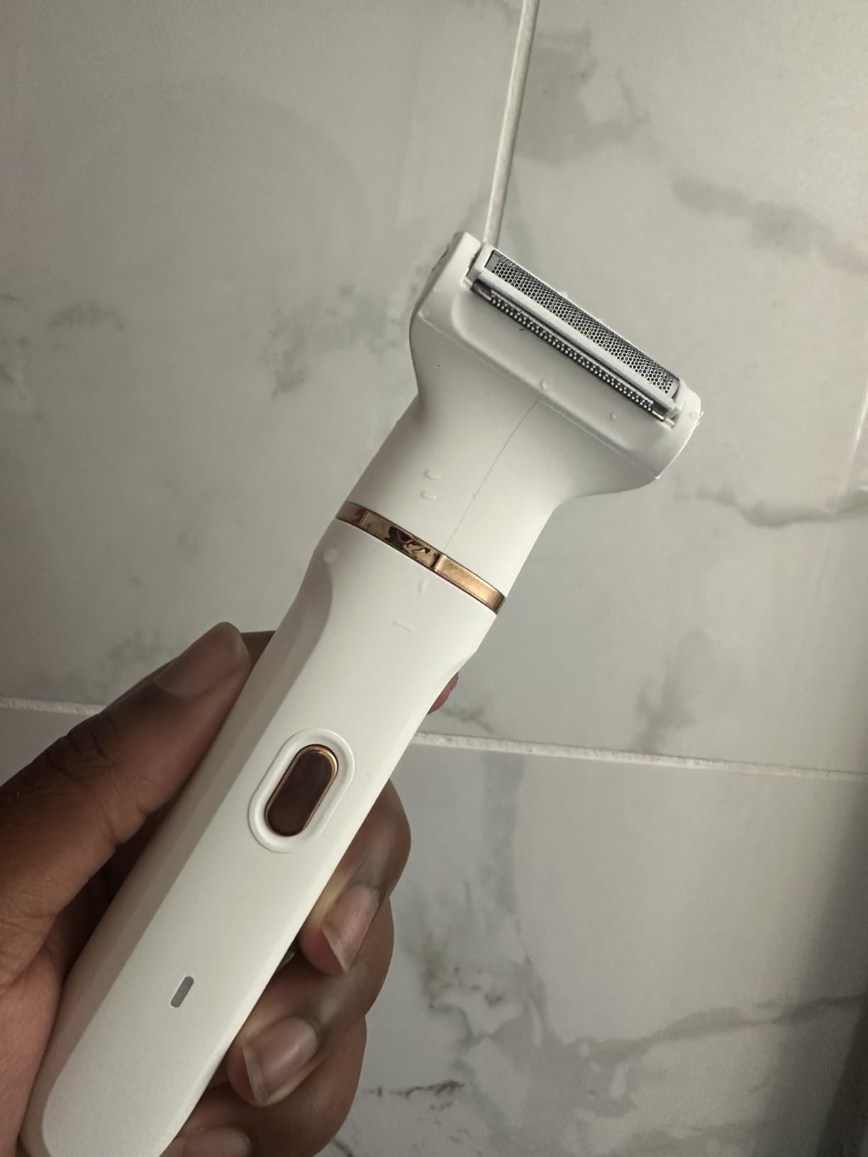 5-in-1 Electric Bikini Trimmer for Women - IPX7 Waterproof Shaver, Cordless Body & Facial Razors for Women, Ceramic Blades, USB-C Rechargeable, Painless Hair Removal Kit (White) customer photo 1