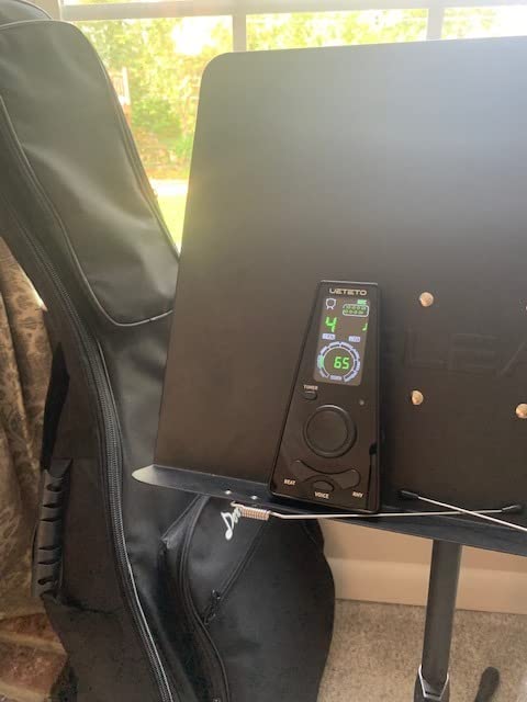 Ueteto Digital Metronome for Piano/Guitar/Drum | Metronome with Timer, Electronic/Human Voice, Volume Control, Headphone Jack, 10 Beats, 9 Rhythms, 40-208 BPM, 16-H Rechargeable customer photo 2