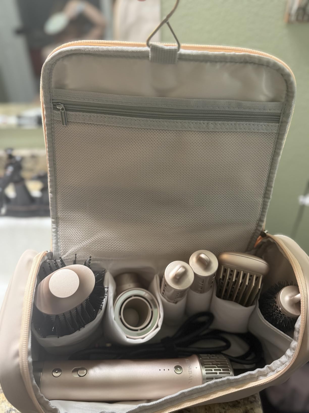 Mythsight StyleVibe 6-in-1 Air Styler with Hair Dryer & Auto-Wrap Curl L/R | Blow Dryer Brush, Thermal Brush and Straightener Brush For Fast Drying, Curls, Volumizing, Smooth Blowouts and Frizz Control customer photo 2