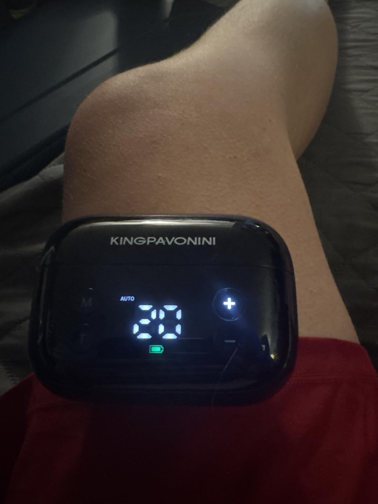 KingPavonini Wireless TENS Unit Muscle Stimulator for Pain Relief Therapy, 2 Units Dual-Channel TENS Machine, 30 Intensities, Pocket-Sized TENS Device for Sciatica Back Pain, Charging Case, Model U13 customer photo 1