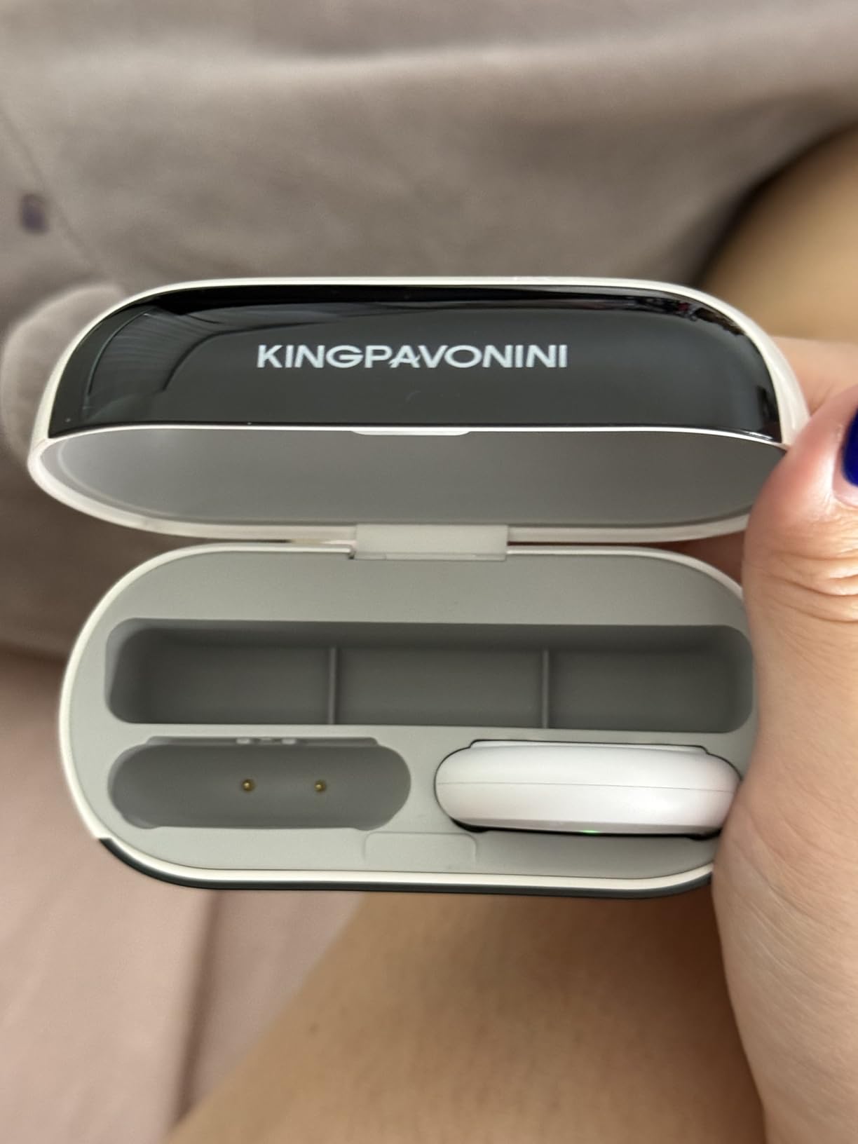 KingPavonini Wireless TENS Unit Muscle Stimulator for Pain Relief Therapy, 2 Units Dual-Channel TENS Machine, 30 Intensities, Pocket-Sized TENS Device for Sciatica Back Pain, Charging Case, Model U13 customer photo 2
