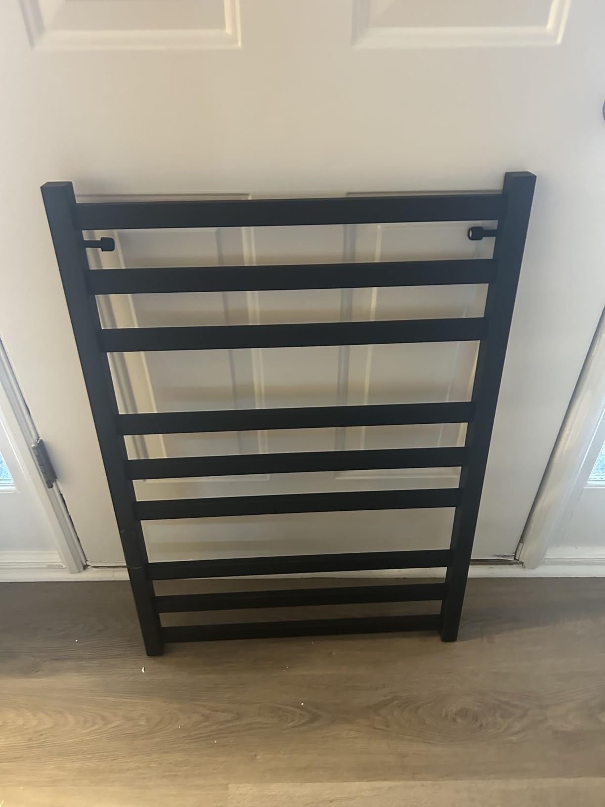 9-Bar Towel Warmer, Wall-Mounted Electric Heated Rack for Bathroom, 24-Hour Timer Smart Switch, 304 Stainless Steel Heated Towel Holder, Hard Wired and Plug in Electric Heated Dryer customer photo 2