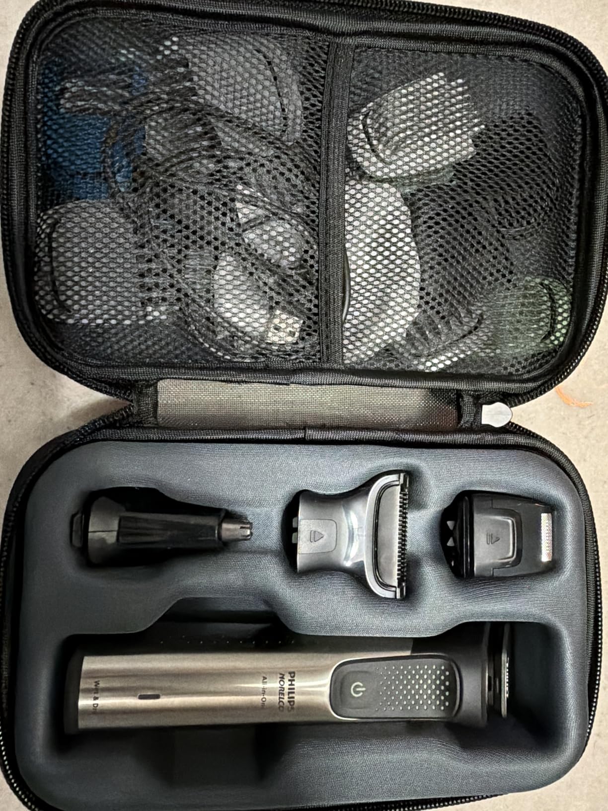 Norelco Philips All-in-One 9000 23-in-1 Trimmer, Face, Hair & Body, Steel | Beard Styler, Nose, Detail Trimmer, Body Shaver, Hair Clipper, Steel Blades, 29 lengths, 6-Hr Runtime, Showerproof, MG9575/49 customer photo 1