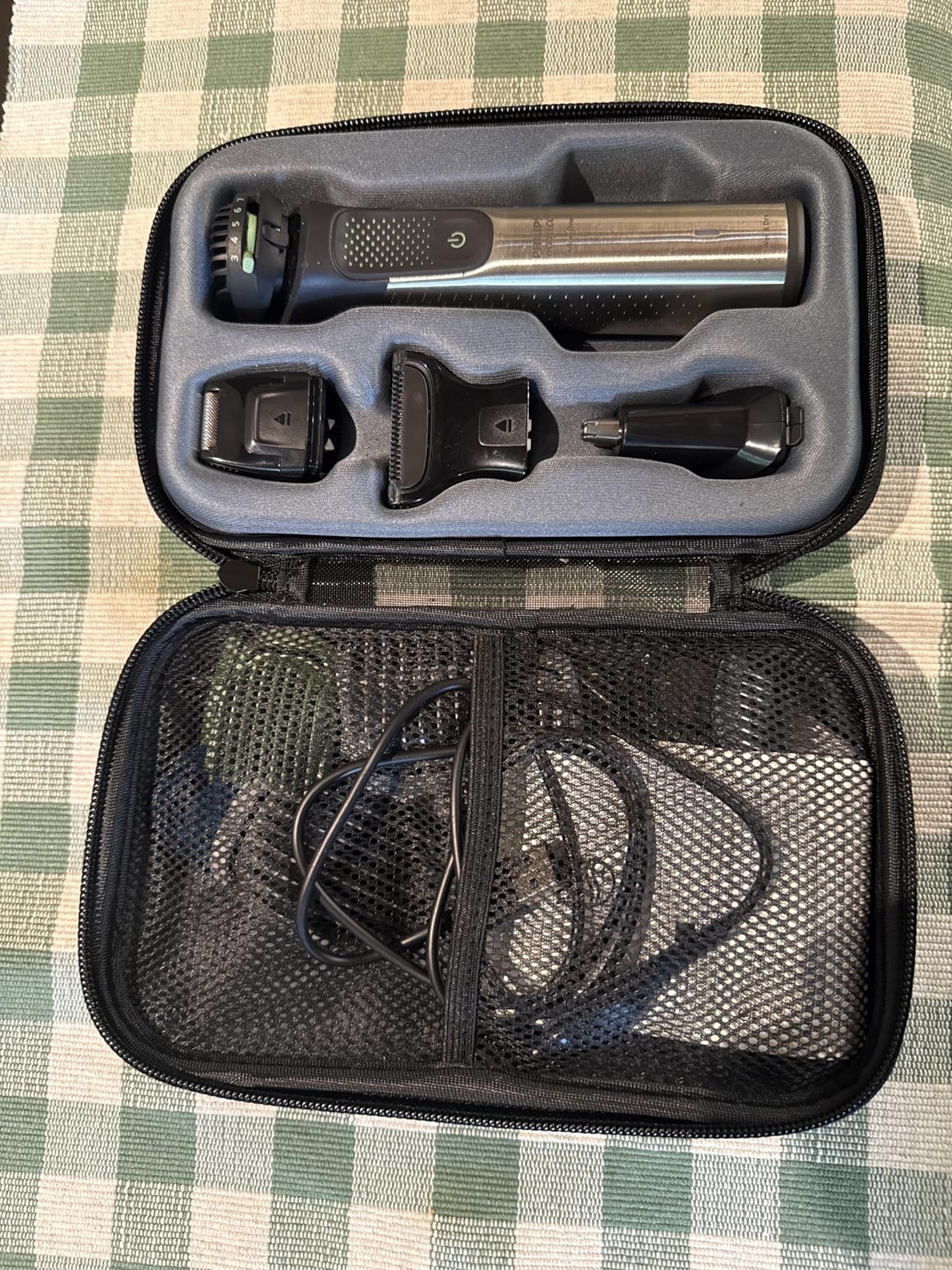 Norelco Philips All-in-One 9000 23-in-1 Trimmer, Face, Hair & Body, Steel | Beard Styler, Nose, Detail Trimmer, Body Shaver, Hair Clipper, Steel Blades, 29 lengths, 6-Hr Runtime, Showerproof, MG9575/49 customer photo 2