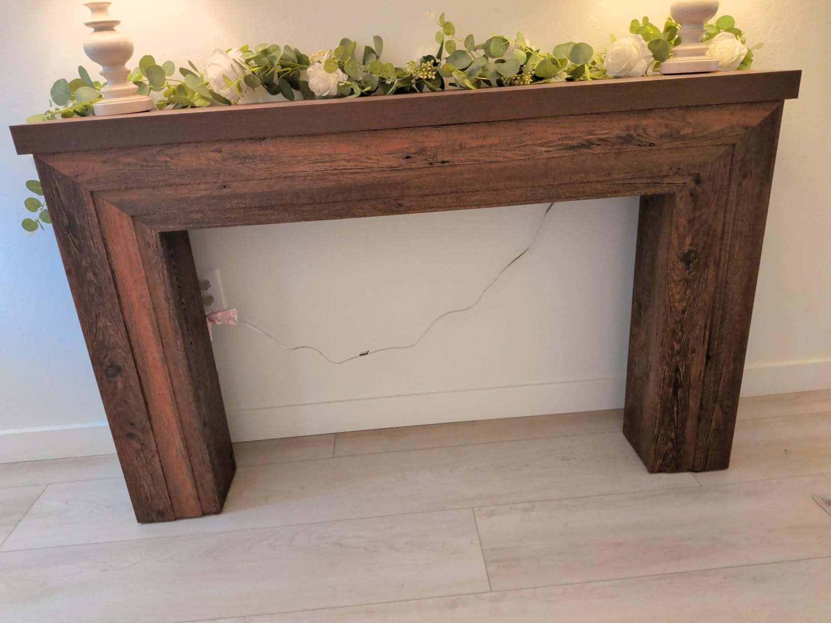 Huuger 54 Inch Entryway Table, Rectangular Console Table for Living Room | Farmhouse Sofa Table Behind the Couch, Long for Entrance, Hallway, Foyer, Rustic Brown customer photo 1