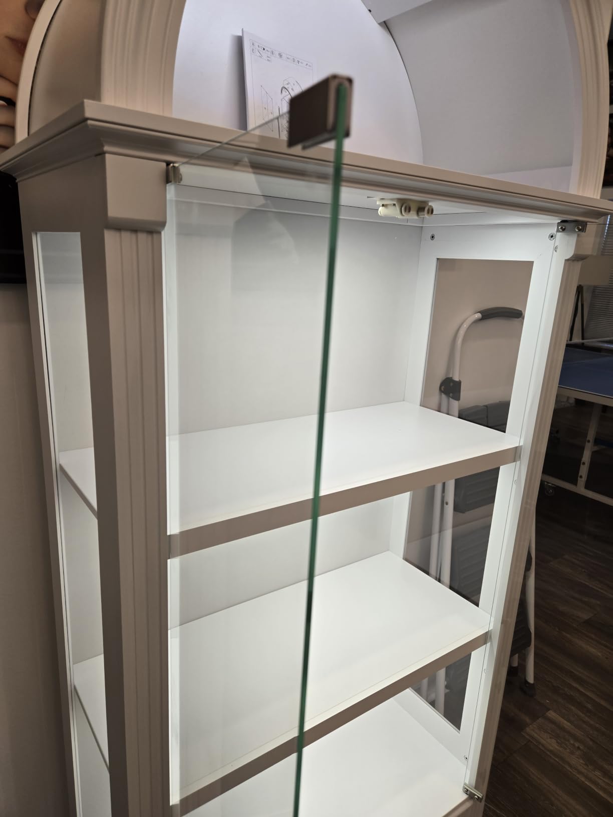 Dystler Curio Cabinet with Glass Doors & LED Lights | 72