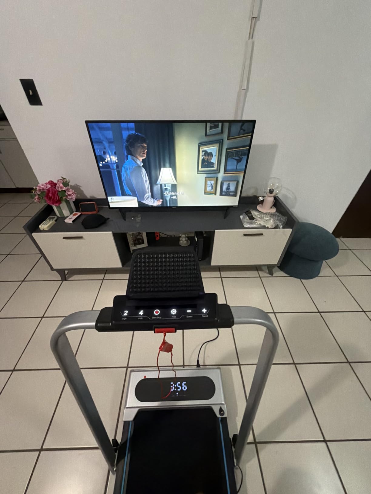 5 in 1 Foldable Treadmill, 7.5 MPH Treadmills for Home with App Compatible, Treadmill with 10% Incline, 3.0HP Brushless Drive, Remote Control and LED Display, 12 HIIT Programs, 400 LBS Capacity customer photo 1
