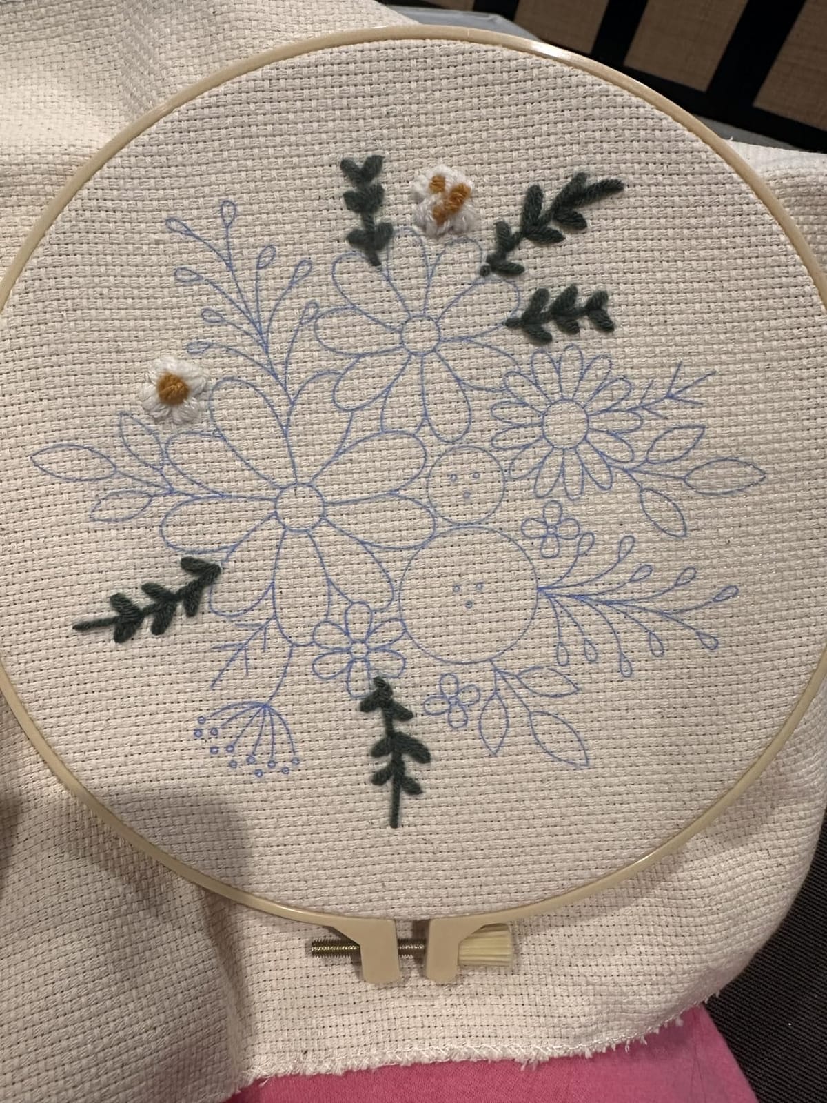 ERKOON Punch Needle Kit Beginners Adults, DIY Easy Flower Embroidery Set for Starter Art Craft, Needling Punching Project with Patterns, Tools, Yarns, Hoop, Instruction (Sunflowers) customer photo 2