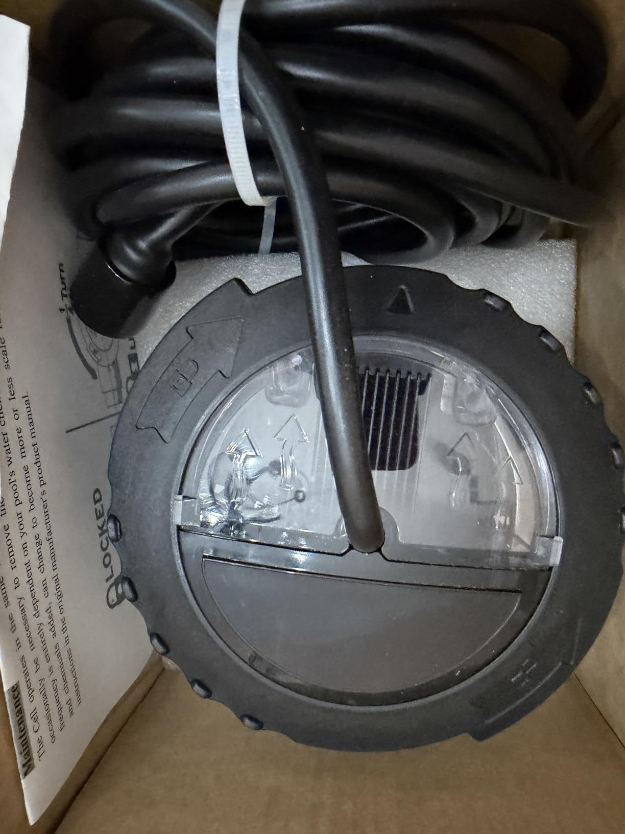 Pool Lights for Inground Pools, 10-Inch RGB LED Color-Changing Underwater Light, 50W, AC 120V, 50ft Cable with Controller, Remote & APP Control, IP68 Waterproof, Pool Niche Included customer photo 1