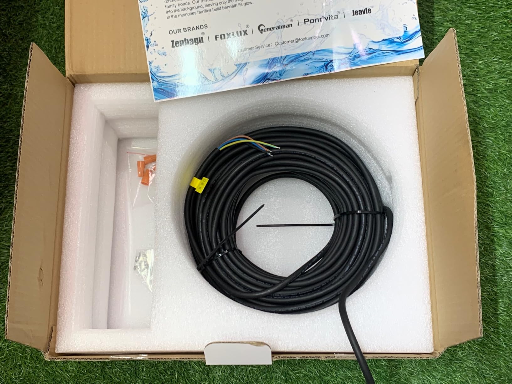 Pool Lights for Inground Pools, 10-Inch RGB LED Color-Changing Underwater Light, 50W, AC 120V, 50ft Cable with Controller, Remote & APP Control, IP68 Waterproof, Pool Niche Included customer photo 2