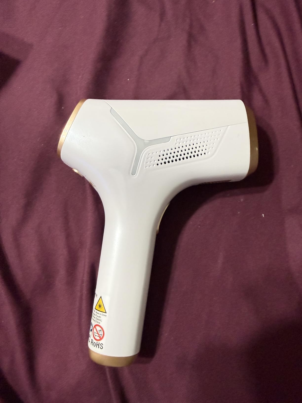 LYSMOSKI Laser Hair Removal for Women and Men, At-Home Use IPL Hair Removal Device with 5.2 cm² Treatment Window, Nearly Painless, Visible Results in 2 Weeks, Full Body Treatment in 8 Minutes, White customer photo 1
