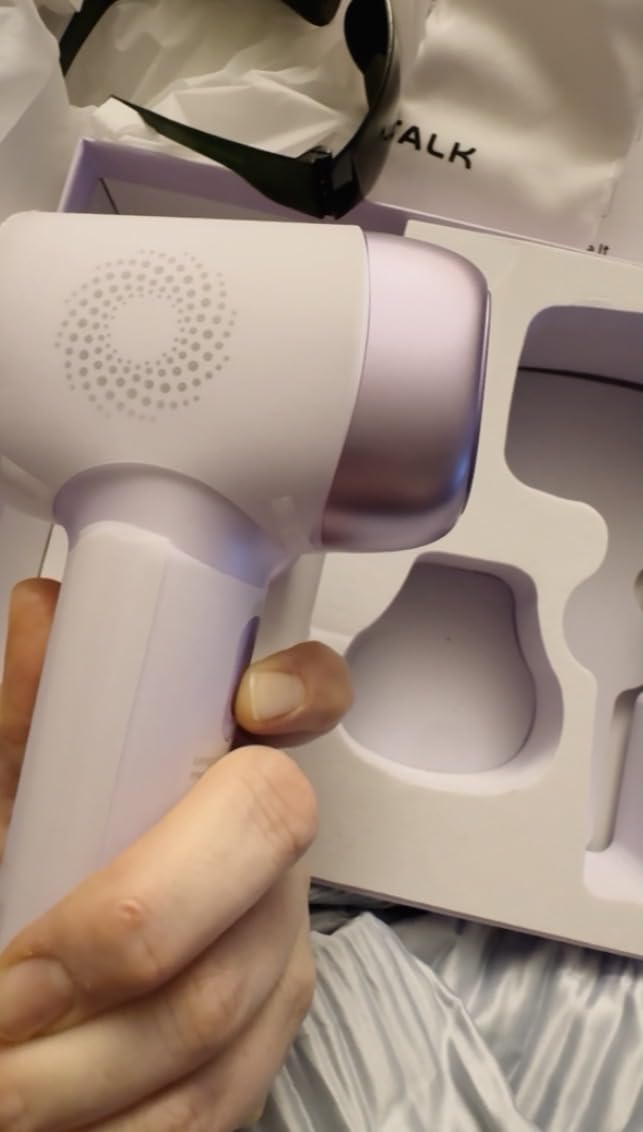 Wavytalk IPL Laser Hair Removal, Bare It with Precision Roller for Full Body | Long-Lasting & Painless, 24J Dual-Pulse & Ice Cooling, At-Home Use for Women and Men, Corded customer photo 1