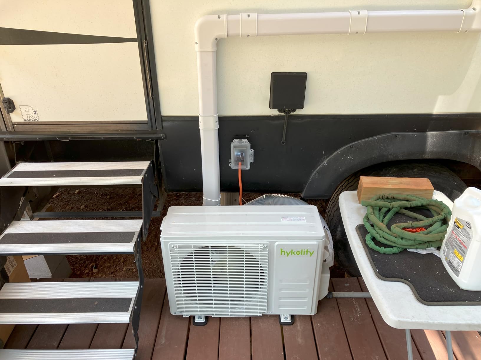 Hykolity 28000 BTU Tri Zone Wifi Enabled Mini Split Air Conditioner, 20 SEER2 208-230V 9000+9000+9000 BTU Ductless Wall Mounted Inverter Air Conditioner & Heater Pump with Installation Kits customer photo 1