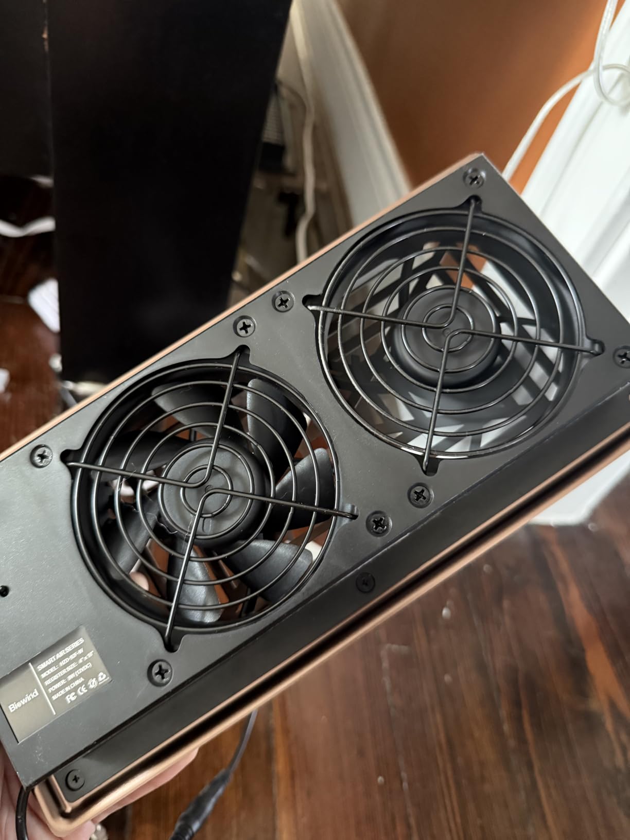BIOWIND Quiet Smart Register Booster Fan Fits 4
