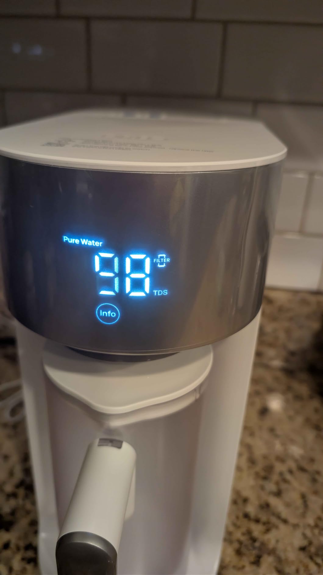 DREO Reverse Osmosis Water Filter Countertop, RO Filtration System, 3:1 Pure to Drain, TDS & Filter Life & 2 Autofill Pitchers, Install-Free, Self-Cleaning Water Purifier, RO Water Filter customer photo 1