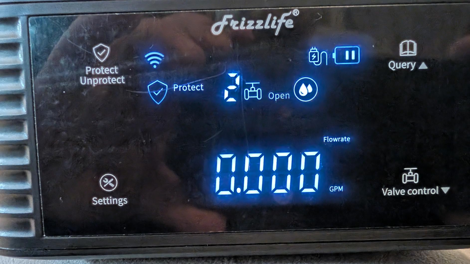 Frizzlife LPG365 Smart Water Auto Shutoff Valve W/ 3 Leak Sensors, 100% Dual Detection- 0.01GPM Ultrasonic Micro Leak Detector & Sensor-Triggered Shutoff, App Control, Flow & Temp Monitor, Fits 3/4