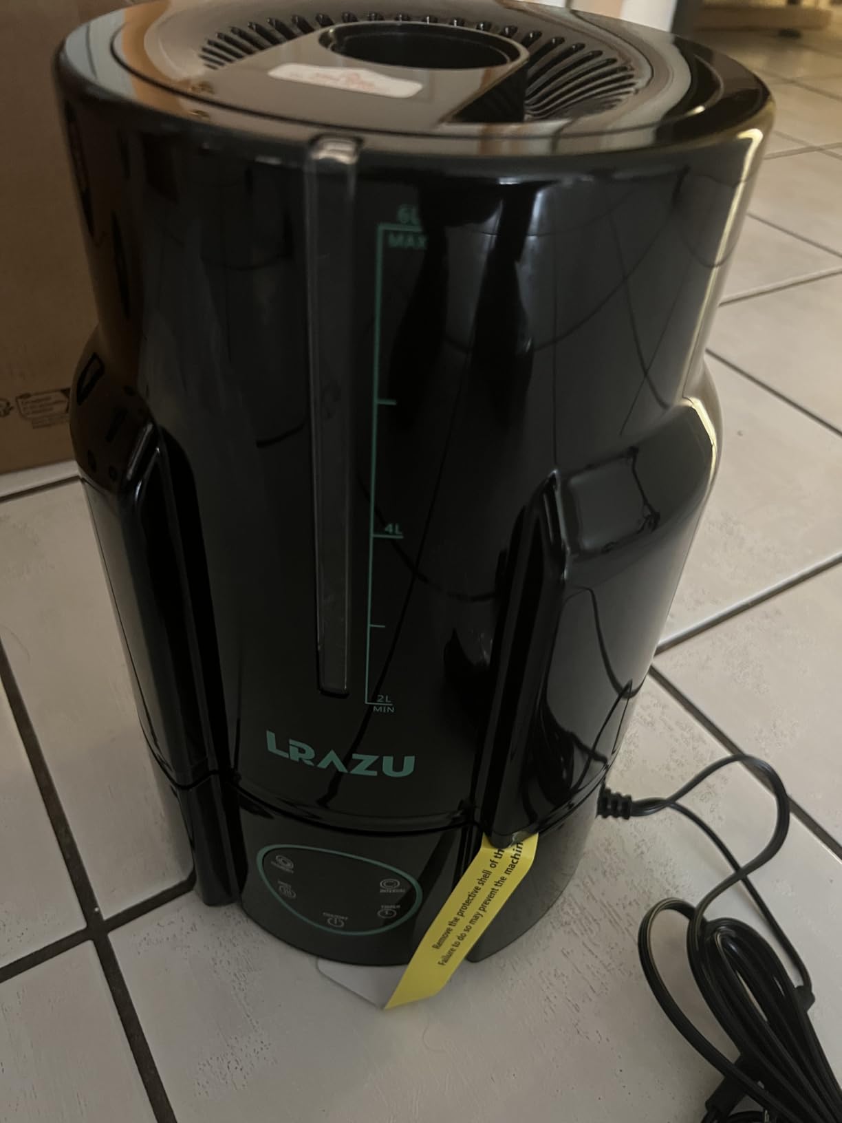 6L/1.6 Gal Reptile Fogger Humidifier, Misting System for Reptiles with Extendable Targeting Hose, 400 mL/h Plants Humidifier with Precise Temp & Humidity Probe for Grow Tent, Greenhouse, Growers customer photo 2