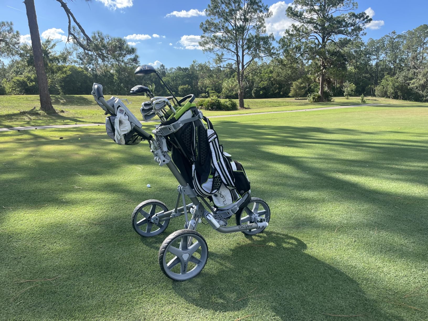 Clicgear Model 4.5 Golf Push Cart, Premium 3-Wheel Foldable Walking Golf Cart customer photo 1