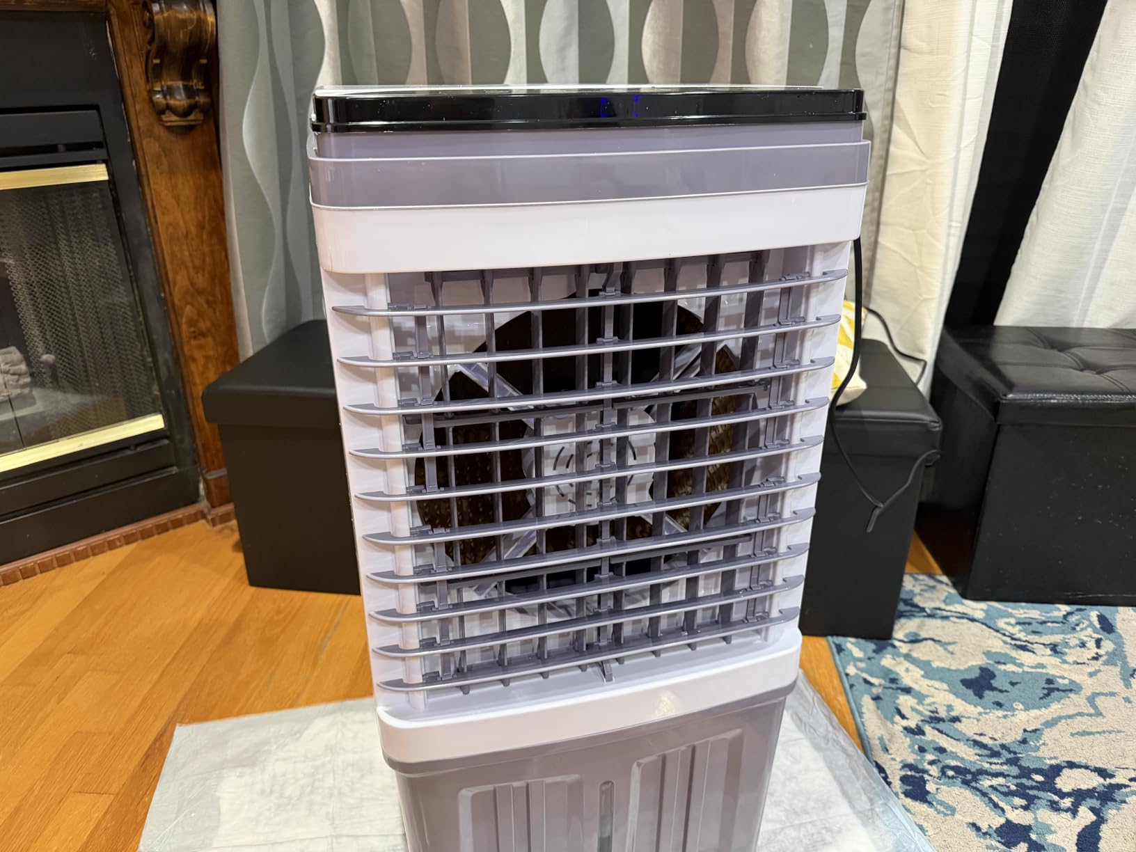 Portable Air Conditioner, 3000 CFM Swamp Cooler & Evaporative Air Cooler | 6.87 Gal Water Tank, 3 Speeds & 4 Modes, 120° Oscillation with 15H Timer for Home, Bedroom, Kitchen & Indoor Cooling customer photo 2