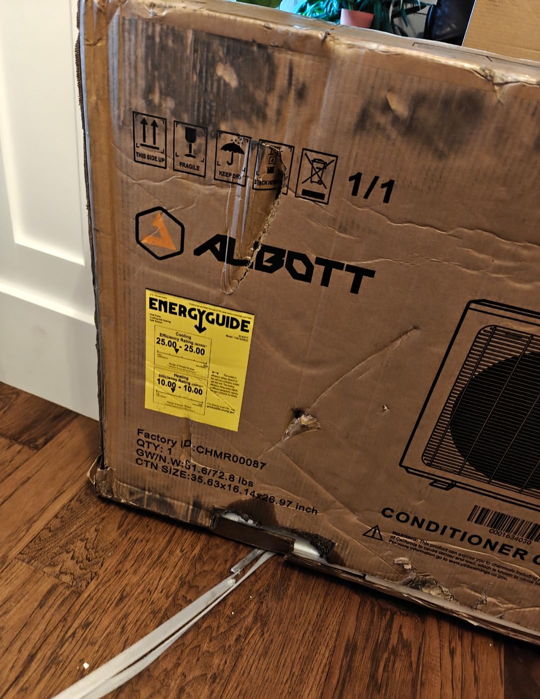 Albott 2 Zone Mini Split AC/Heating System, 12K+12K BTU 25 SEER2 | Ductless Inverter Heat Pump with 20,000 BTU Outdoor Unit, WiFi Control, Pre-Charged Condenser & 16.4 Ft. Line Sets, 208-230V customer photo 2