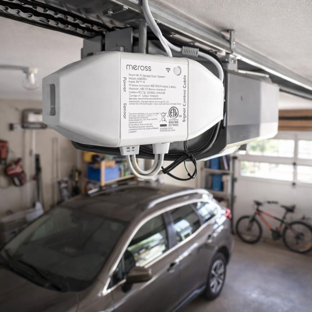 meross Smart Garage Door Opener Remote Work with Alexa and Google | App and Voice Control, Compatible with SmartThings, History Check, Auto Close, Enhanced Compatibility, Non-HomeKit Version customer photo 2