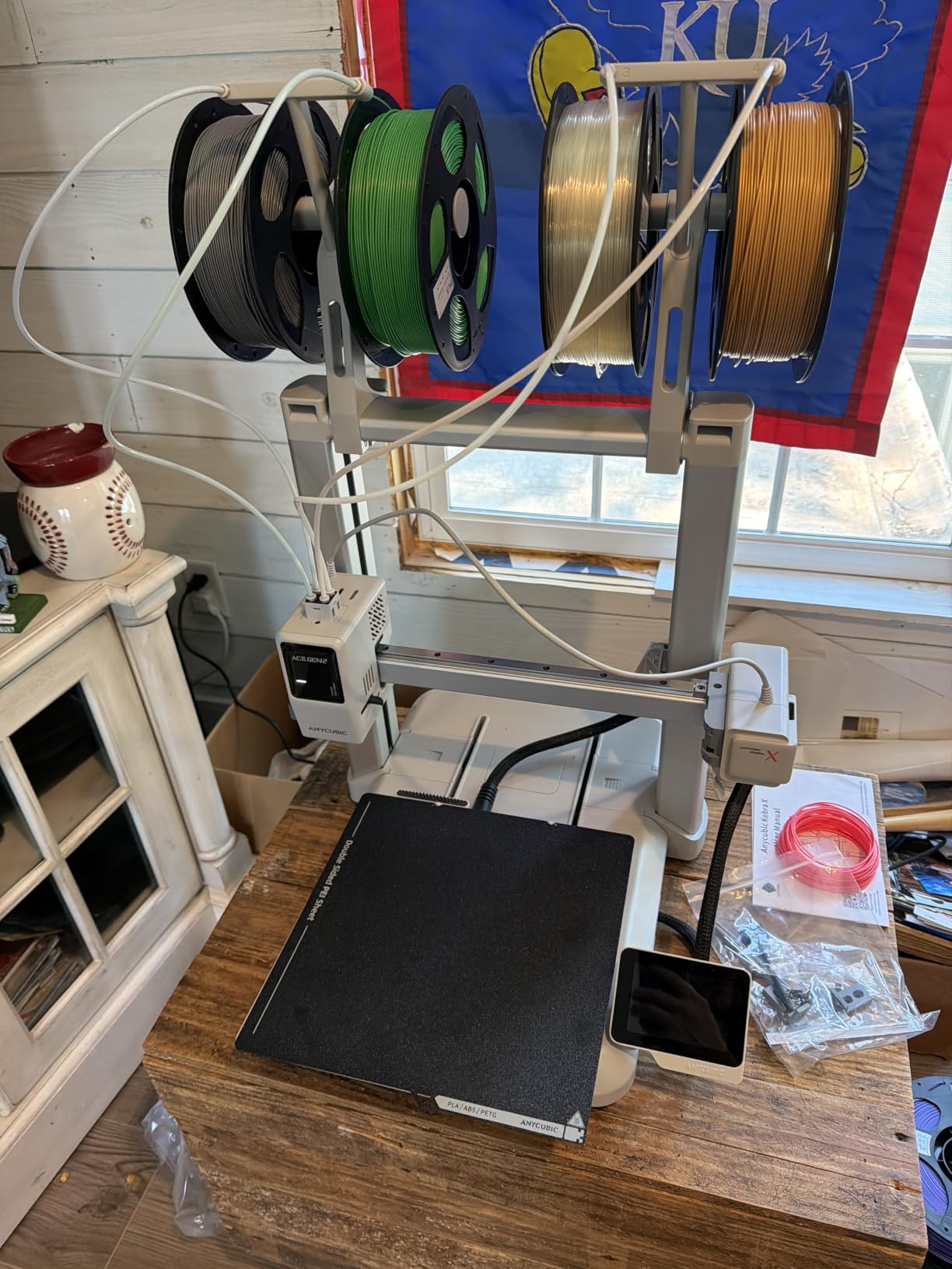 Anycubic Kobra X Multicolor 3D Printer, Easy One-Click Printing | 2X Faster, 600mm/s High Speed 3D Printers for Beginners & Kids, 4-Color Built-in, 260x260x260, Easy to Use FDM 3D Printer customer photo 2